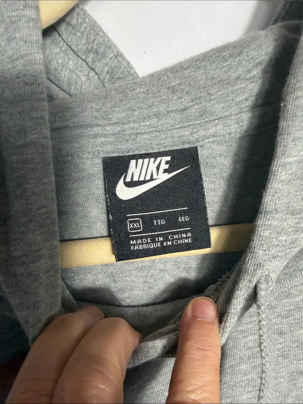 Nike Gray‎ Hooded Long Sleeve Sweatshirt XXL